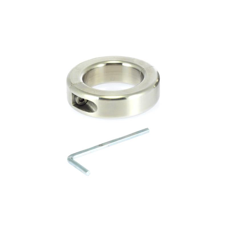 Steel Lock Scrotum – Anneau de Scrotum Massif Verrouillable
