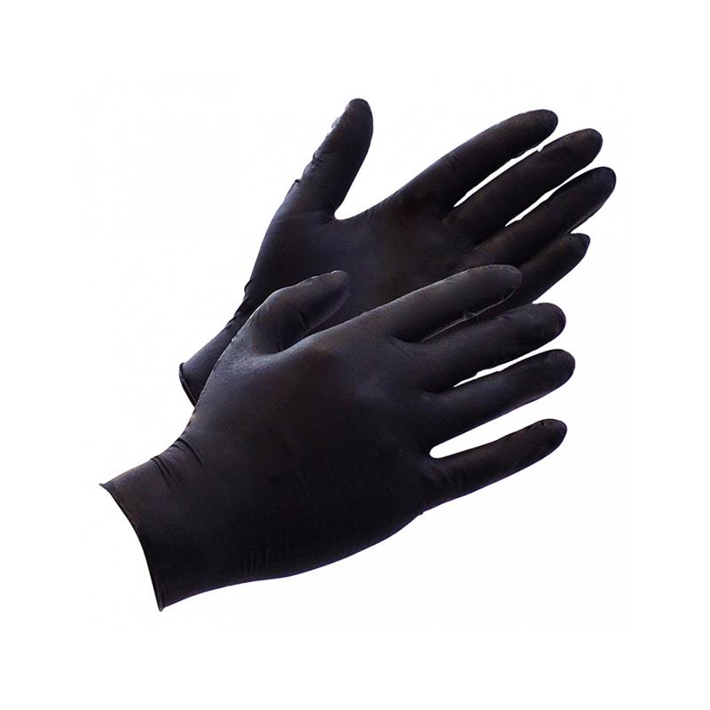 BLACK ARMOR – Gants en Latex Noir (Boîte de 100)