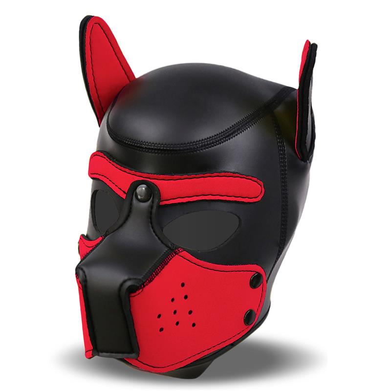 Hound Mask – Masque de Chien en Néoprène avec Museau Amovible