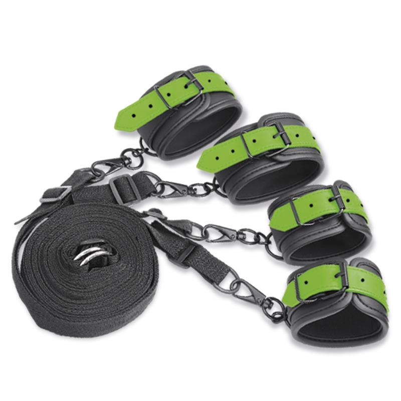 NEON RESTRAINT – Set d'Attaches Lit Phosphorescentes
