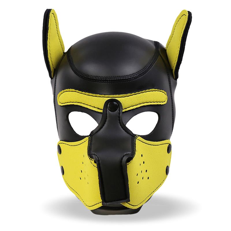 Hound Mask – Masque de Chien en Néoprène avec Museau Amovible