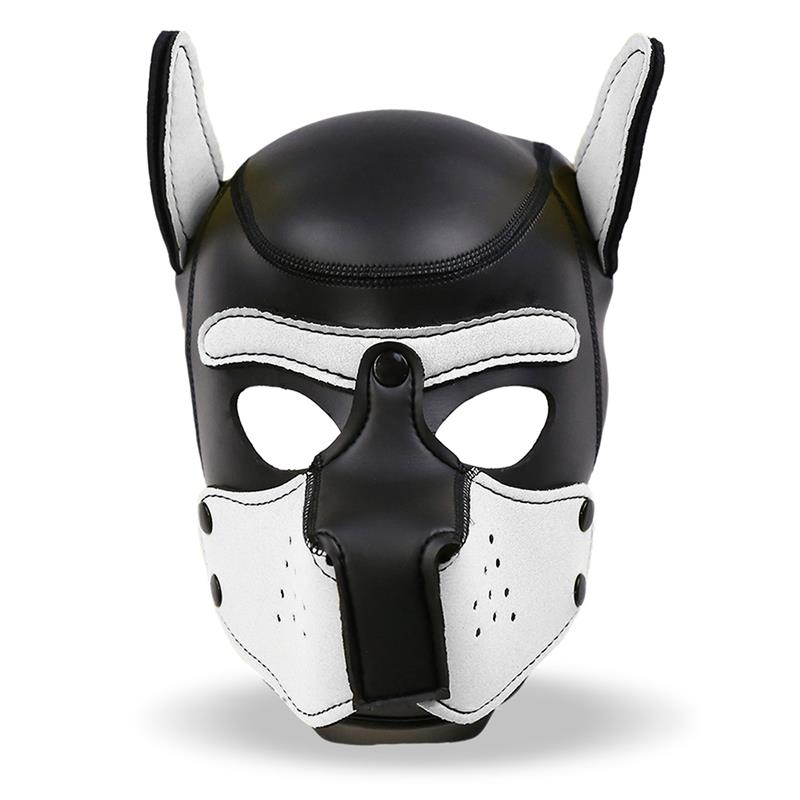 Hound Mask – Masque de Chien en Néoprène avec Museau Amovible