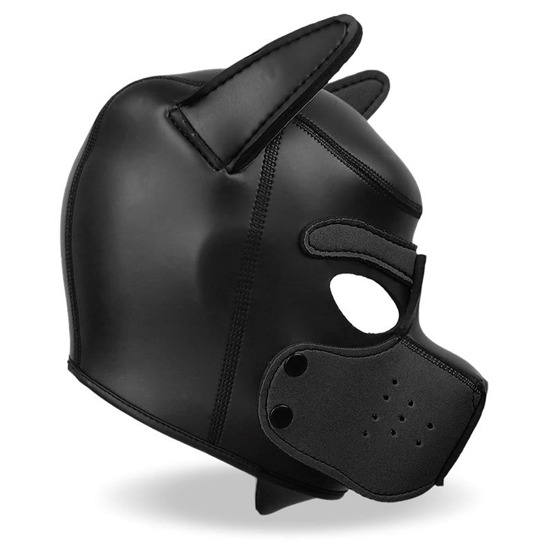 Hound Mask – Masque de Chien en Néoprène avec Museau Amovible