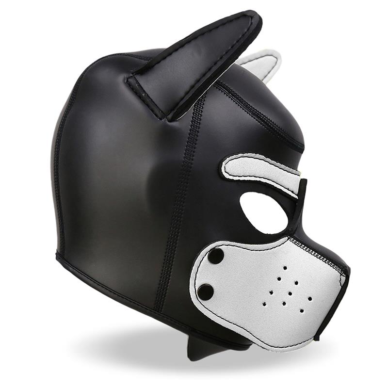 Hound Mask – Masque de Chien en Néoprène avec Museau Amovible